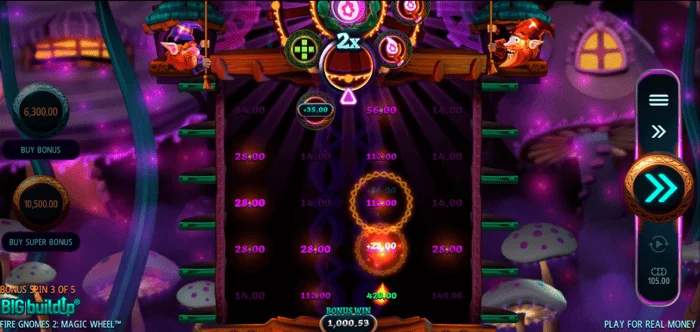 Fire Gnomes 2 Magic Wheel - greille saorshníomhanna le róil gníomhacha