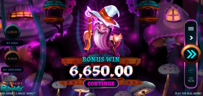 Fire Gnomes 2 Magic Wheel - bua bónais