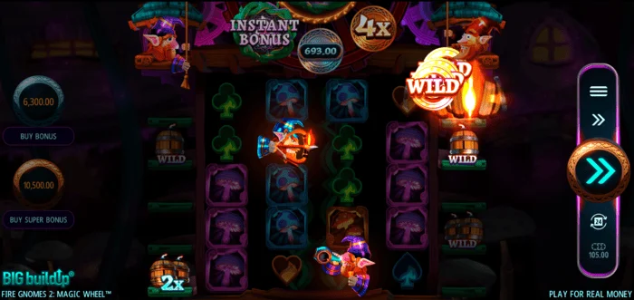 Fire Gnomes 2 Magic Wheel - tábla siombailí